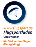 Flugsportladen Siegen, NRW Claus Vischer - für Gleitschirmfliegen (Paragliding)